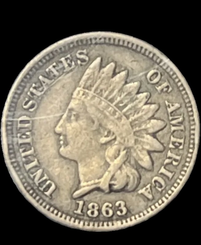 USA Indian Head Cent•1863
