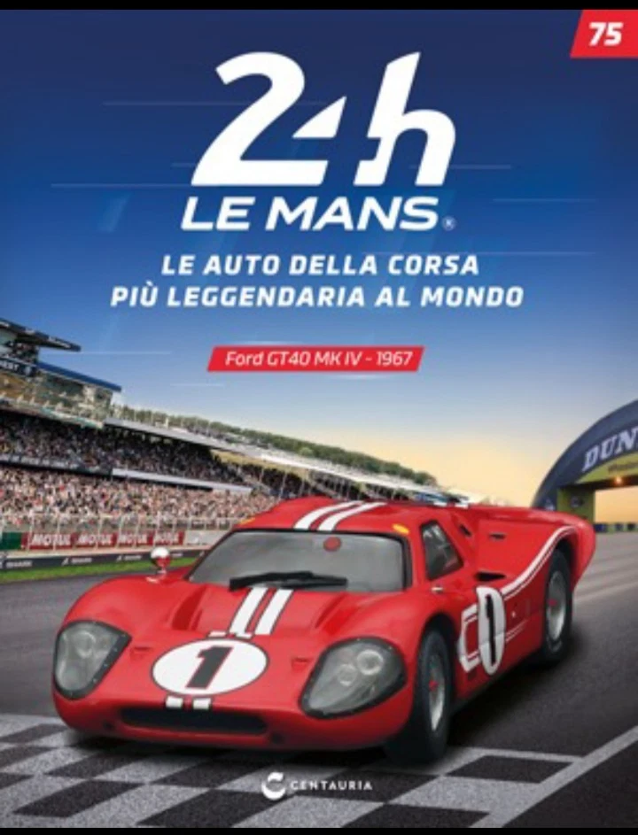 FORD GT40 MK IV (1967 ) 24H LE MANS COLLECTION N.#75 1/43 - Immagine 2 di 4