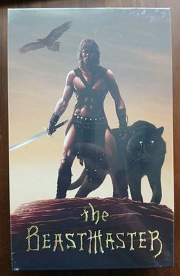 Vinegar Syndrome Beastmaster LE VHS Lightcase Marc Singer Rare 80's-NEW Big Box