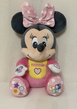 Minnie Mouse 12  Plush Musical Discovery Interactive Sounds  Phrases ABCs 123s