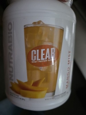 Nutrabio Clear Protein Powder Mango Mist EXPIRES 5/26
