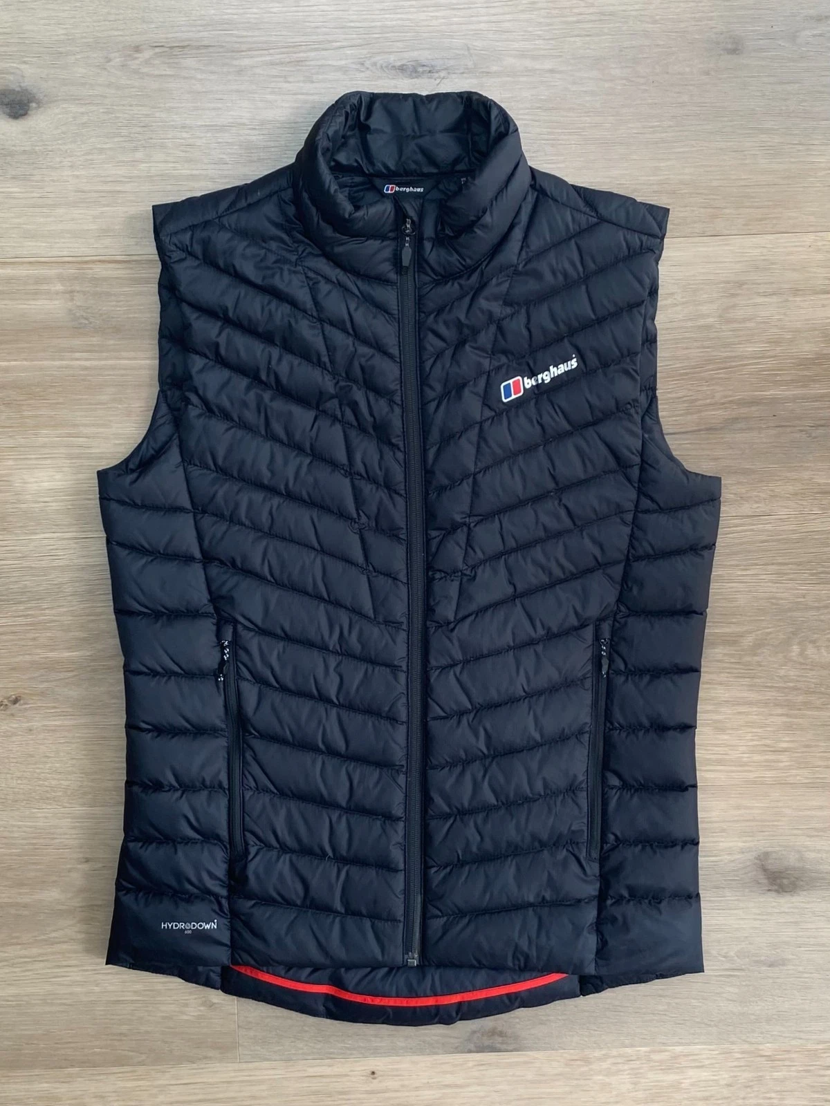 Berghaus Gilet Mens Small Black Tephra Reflect Hydrodown 600 Quilted Down