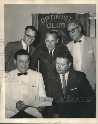 #ad 1965 Press Photo Optomist Club of Metairie Jefferson Louisiana elect $24.99