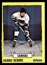 1973 Topps Dennis Kearns #173 VG Vancouver Canucks