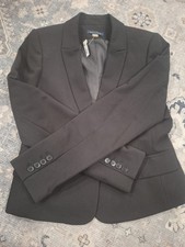Tommy Hilfiger Women's Size 6 Single Button Black Blazer Professional Office New