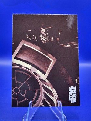 2020 Topps Star Wars ROTJ Black & White #58 Conferring with the Dark Lord Sepia