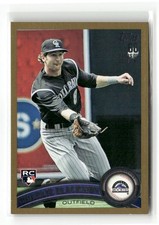 2011 Topps Update #US231 Charlie Blackmon Rookie Gold #/2011