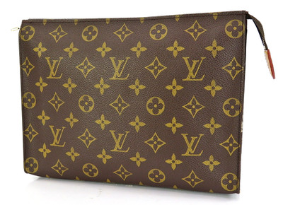 Original LOUIS VUITTON Poche Toilette 26 Monogram Kosmetiktasche #61959