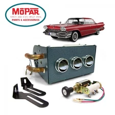 57-78 C-Body Compact Underdash 12V Auxiliary Cab Heater Box HEMI