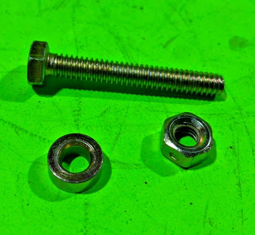 NEW Shear Pins w/ Spacer & Nut fits JD Simplicity AYP 1501216MA 301172 ...