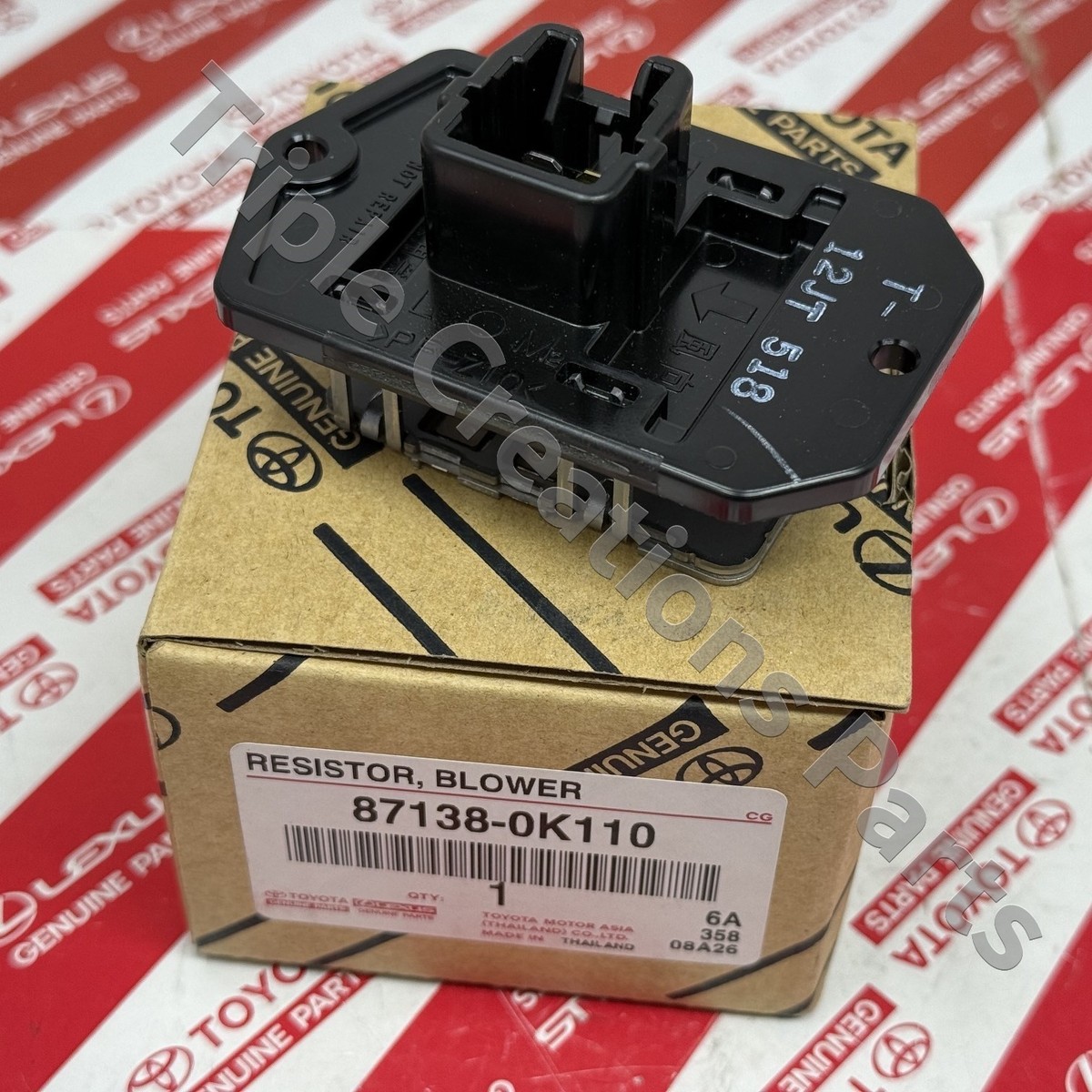 nonページ Toyota Genuine 87138-0K110 Resistor Blower 871380K110 OEM | eBay