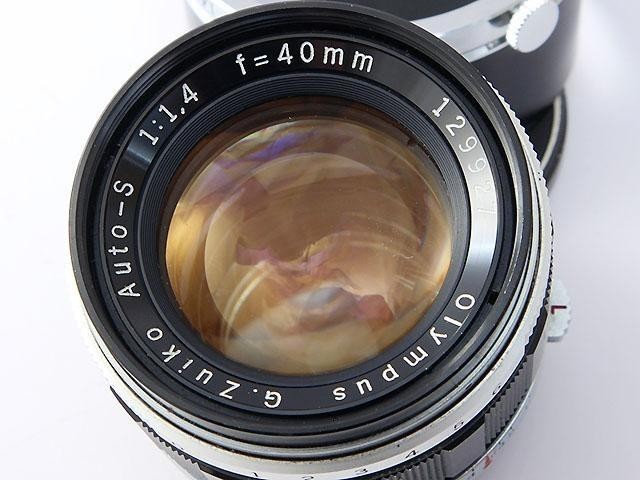 Olympus PEN G.Zuiko Auto-S 40mm F1.4 Standard Prime Lens