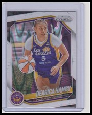 2025 Panini Prizm WNBA #39 Dearica Hamby White Seismic Prizms