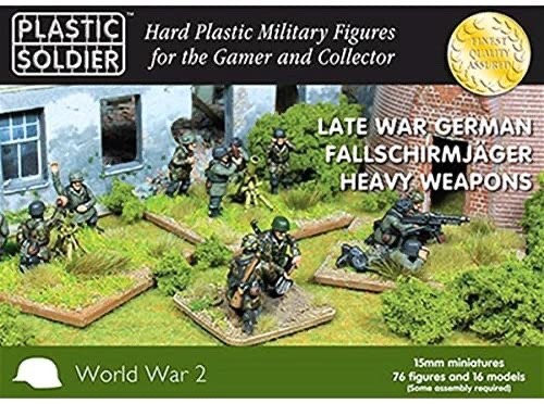 Fallschirmjager Heavy Weapons German Infantry Plastic Soldier 15mm WWII Airborne
