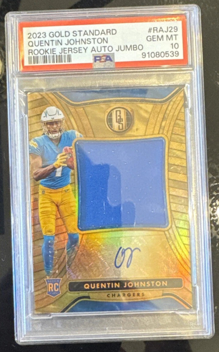 Quentin Johnston Panini Gold Standard Rookie Jersey Autographs Jumbo #RAJ29 Base
