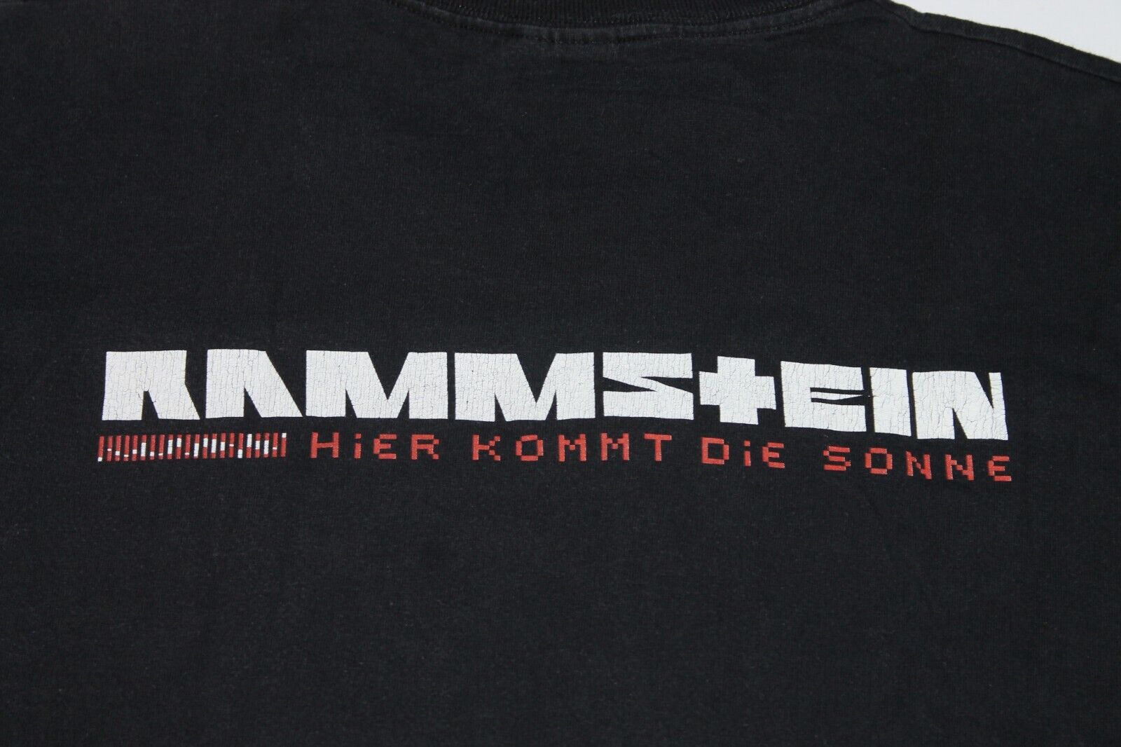 Vntg Rammstein Shirt Hier Kommt Die Sonne Shirt Industrial Metal Band Shirt  XL