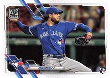 2021 Topps #556 Tom Hatch Toronto Blue Jays Rookie Card RC