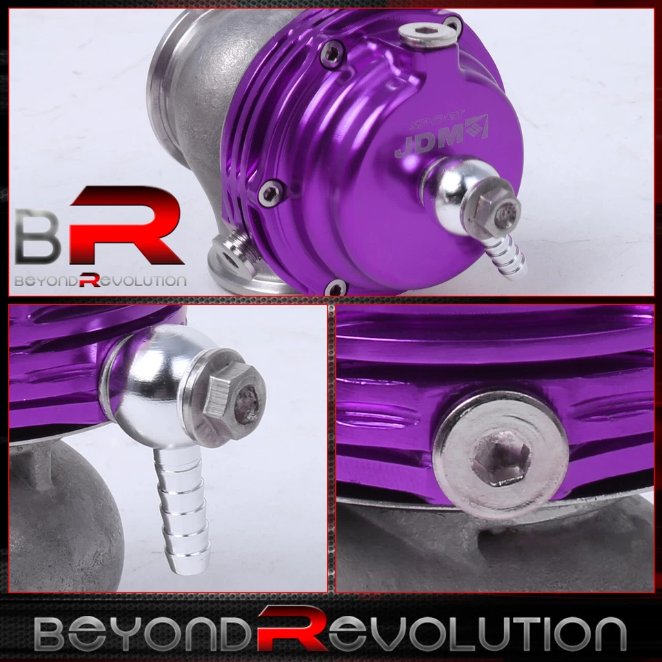 35mm 38mm Purple Turbo Charger Boost Manifold Flanges External Wastegate V-Band - Image 3 of 4
