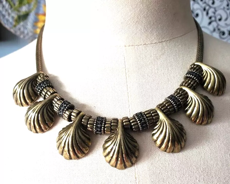 Bohemian store shell necklace