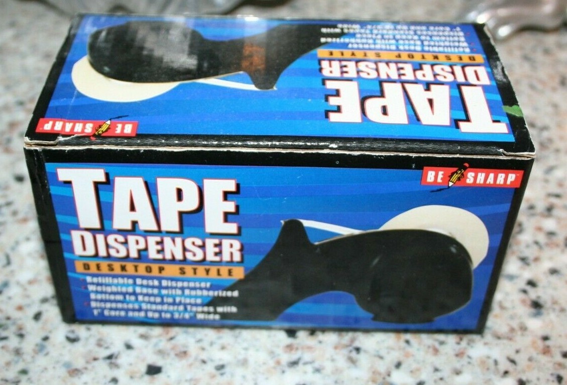 TAPE DISPENSER DESKTOP STYLE REFILLABLE WEIGHTED STANDARD TAPE 1