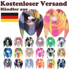 Damen Dreieck Schal  Schal XXL Strick Halstuch Dreieckstuch kuschelig flauschig