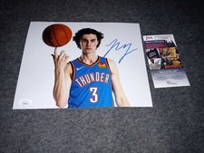 Josh Giddey Signed 8x10 Jsa Oklahoma city Thunder