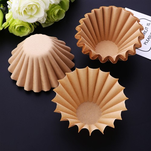 50 PCS Filterpapier Ungebleichter Kaffeefilter Kaffeefilterpapier - Bild 4 von 11