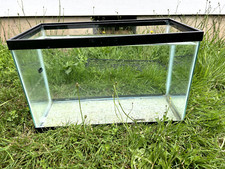 Marineland Standard Glass 10 Gallon Aquarium Tank, Black Trim