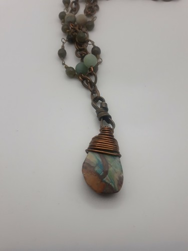 Amy Louise Jewelry ALJ Wire Wrap Jasper 
