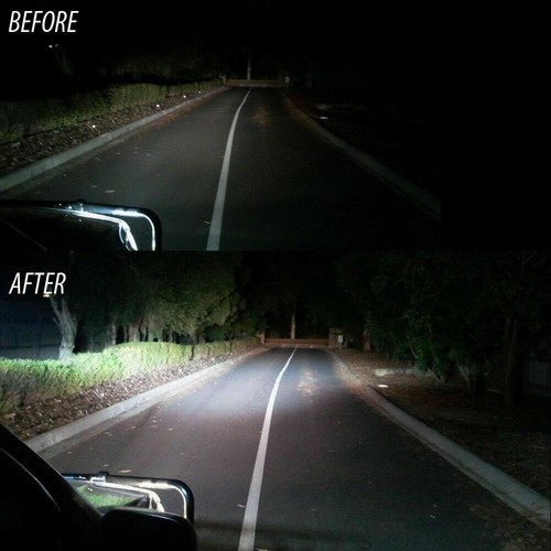 4x Combo H7+H7 LED Headlight Kit High Low Beam for Mercedes-Benz C250 C300 C350 - Picture 6 of 8