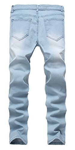 Qazel Vorrlon Men's Blue SKINNY Jeans 