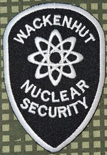 Wackenhut Nuclear Security Patch Hook & Iron-On Repro New A613