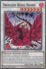 ♦Yu-Gi-Oh!♦ Dragon Rose Noire (Black) : LED4-FR028 -VF/Commune-