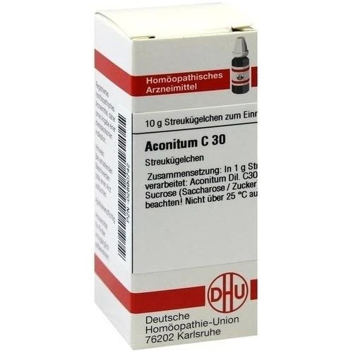 DHU-ARZNEIMITTEL GMBH & CO. KG ACONITUM C 30 Globuli 10g PZN 2890742