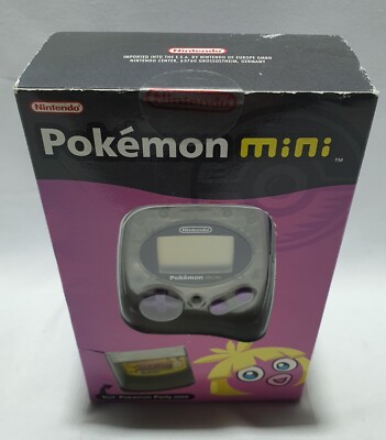 Pokémon Mini Smoochum Purple Console New unopen sealed box w little damage