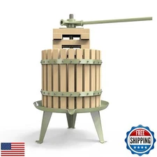 Fruit Wine Press - 100% Nature/Healthy AppleandGrape Crusher Manual Juice Mak