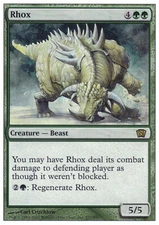 Magic the Gathering MTG Rhox (277) Eighth Edition   LP