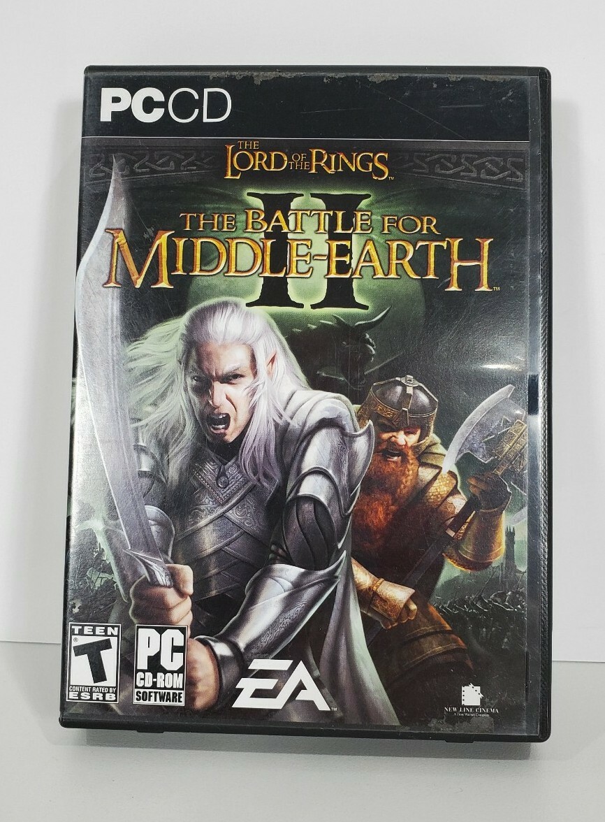 Battle for Middle Earth 2 II PC CD-ROM Manual Key Complete Lord of the ...