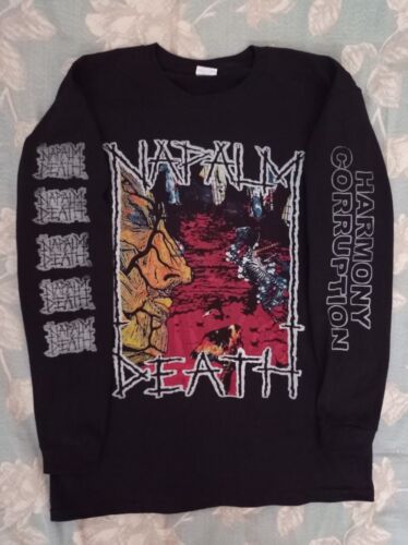 Napalm death Long sleeve XL shirt Nasum Carcass Autopsy Brujeria Repulsion  S.O.D