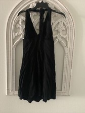 New- Wild Fable Women's Sleeveless Halter Black Dress
