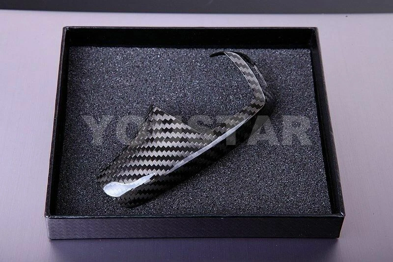 Ajuste directo 3D CARBONO GENUINO perilla de cambio embellecedor BMW F22 F30 F32 F10 F12 F01 F15 X5 Foto 3 de 4