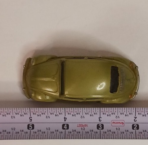 Gama Mini Mod Volkswagon Beetle VW Diecast 1:43 Vintage Green West Germany - Picture 9 of 9