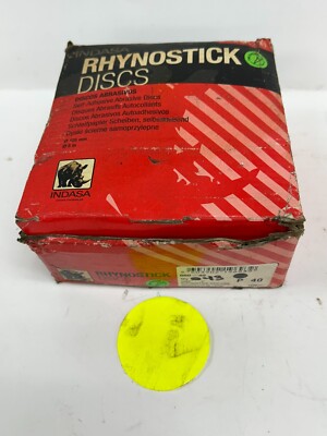 RHYNOSTICK DISCS 500-40 RED LINE P 40 GRIT  BOX OF 43