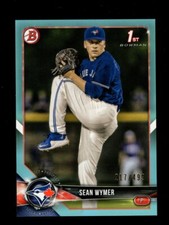 2018 BOWMAN SKY BLUE BD157 SEAN WYMER RC 217/499 BLUE JAYS