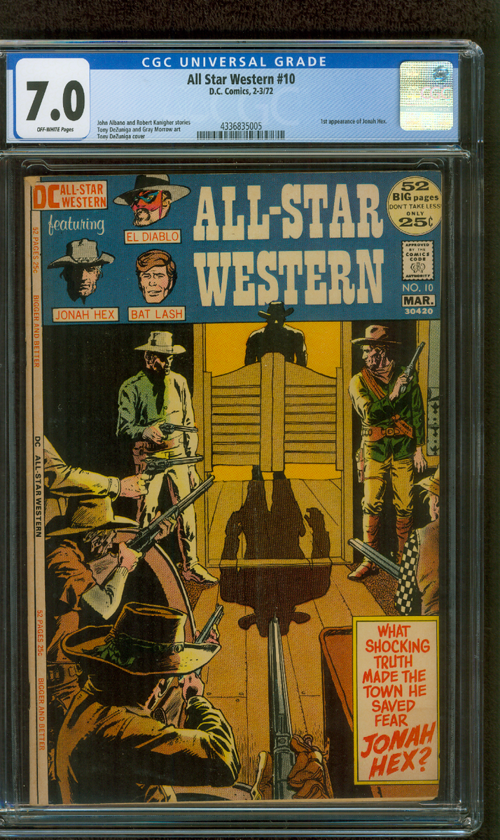 All-Star Western 10 CGC 7.0 1st Jonah Hex 2-3/1972 | eBay