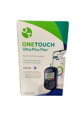 One Touch Ultra Plus Flex Meter Blood Glucose Monitoring System. Blood Sugar