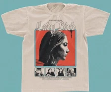 Ladybird movie graphic t-shirt, vintage a24 film style teeshirt, Greta Gerwig to