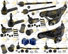 4x2 Front Upper Control Arms For 00-03 Dodge Durango Tie Rods Ends Sway Bar Buje