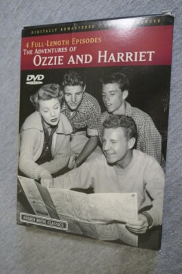 Ozzie And Harriet DVD 4 Episodes-17th Birthday, Bird's Nest, Rooms, Kappa Party