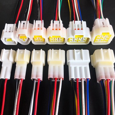 KFZ Stecker Steckverbindung Steckverbinder Auto Wasserdicht Kabel 2 Bis 6-Polig
